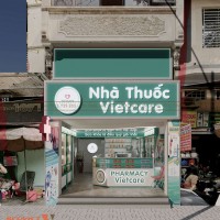 Phương án thiết kế nội thất nhà thuốc Vietcare chỉ 35m2
